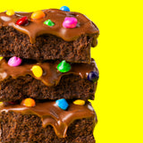 FITCRUNCH Dipped Protein Brownies, Designed by Robert Irvine, 10g of Protein & 3g of Sugar (8 Brownies, Chocolate Confetti)