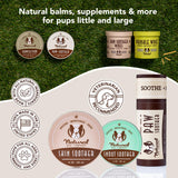 Natural Dog Company Skin Soother Bundle, Includes 2oz Tin + 0.15oz Stick, All Natural Healing Balm for Dogs, Relieves Dry, Itchy Skin, Treats Skin Irritations, Wounds, Hot Spots, Dermatitis