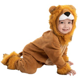 Spooktacular Creations Halloween Baby Lion Costume with Toy Zebra for Infants, Child, Toddler Halloween Dress Up, Safari Themed Party (12-18 months)