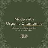 Gaia Herbs Reflux Relief - with Marshmallow Root, Chamomile, Aloe, Licorice, and High Mallow - Helps with Occasional Heartburn and Relieve Indigestion - 45 Chewable Tablets (45-Day Supply)