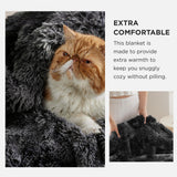 Bedsure Soft Tie Dye Black Twin Blanket for Bed, Fluffy Fuzzy Blankets Twin Size for Couch, Sofa, Cozy Plush Sherpa Fleece Faux Fur Blanket, Thick Warm Christmas Blanket Gifts for Women, Men, 60x80