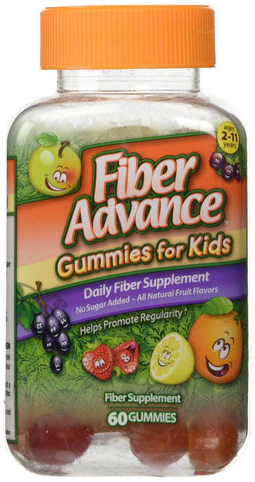 Fiber Advance Gummies For Kids Daily Fiber Supplement, 60 count