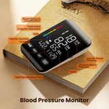 Blood Pressure Monitors for Home use, Digital Blood Pressure Machine with Backlit LED Display, Automatic Upper Arm Cuff (8.6''-16.5'' Adjustable), Store up to 2x199 Sets Memory for Two Users