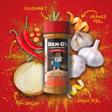 Dan-O's Seasoning Grill Ya Sum Pantry Pack - Small 6 bottle Combo - Original, Spicy, Preem-O, Crunchy, SEA-soning & Tac-O - All Purpose grilling seasoning