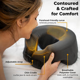 Faceplant Face Down Pillow - Adjustable Memory Foam Stomach Sleeping Pillow - Face Down Pillow after Eye Surgery - Massage Headrest for Bed - and Prone Cushion for Rest and Recovery Reimagined