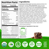 Orgain Organic Vegan Protein + 50 Superfoods Powder, Creamy Chocolate Fudge - 21g Plant Based Protein, 10g Prebiotic Fiber, No Lactose Ingredients, Gluten Free, Non-GMO, 2.02 lb (Packaging May Vary)