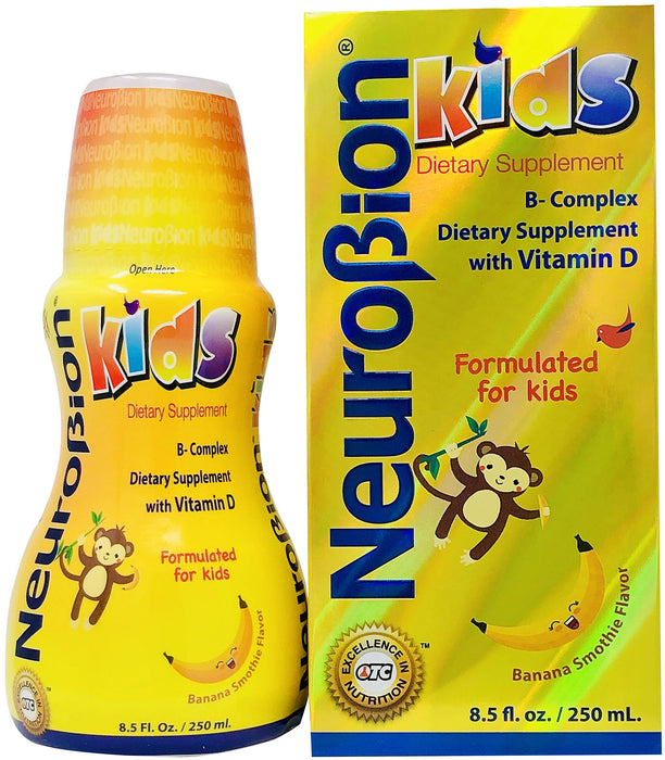 Neurobion Kids B Complex Liquid - Powerful Healthy Multivitamin for Children - 8.5 fl oz