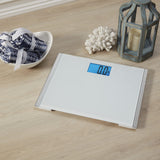 Eat Smart Precision Plus Scale, Wide Body Bath Scale for Body Weight, White