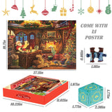 Puzzle Advent Calendar 2024, Santa's Workshop 1008 Pieces Jigsaw Puzzles, 24 Days Countdown Calendars for Kids, Home Decoration Christmas Advent Calendars Game Puzzles for adults