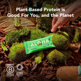 ALOHA Organic Plant-Based Protein Bars | Chocolate Fudge Brownie | Vegan, Gluten-Free, Paleo, Low-Carb, Non-GMO, Soy-Free, 12 Count