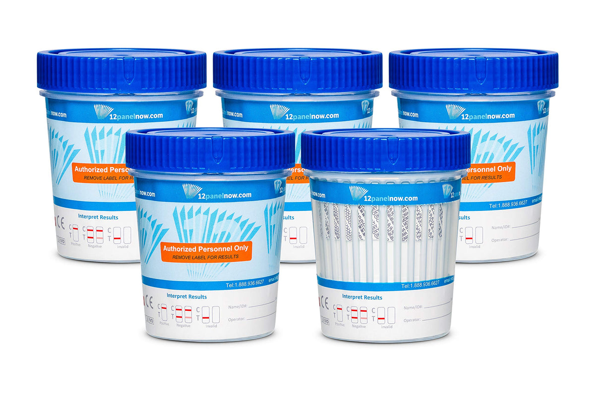 [25 Pack] 10 Panel Drug Testing Kit, Detects up to 10 Drugs - AMP BUP