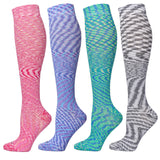 LEVSOX Compression Socks Women and Men Christmas 20-30mmHg Knee High Best for Nurses, Travel, Pregnancy