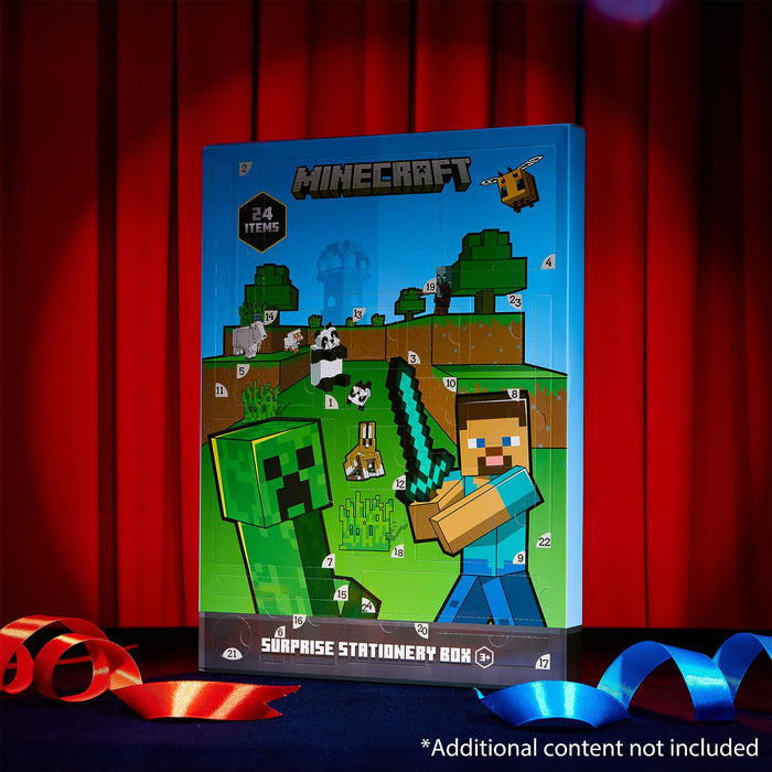 Minecraft Advent Calendar 2024 for Kids and Teenagers – Unique Boys Advent Calendar (Green)