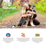 NaturVet VitaPet Senior Daily Vitamin Dog Supplements Plus Glucosamine – Includes Full-Spectrum Vitamins, Minerals – Joint Support for Older, Active Dogs – 120 Ct. Soft Chews