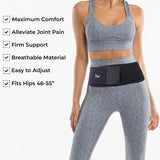 Posture Magic Sacroiliac SI Joint Support Belt for Women and Men - Reduce Sciatic, Pelvic, Lower Back and Leg Pain - Stabilize SI Joint (Plus (Hip Size 46-55"))