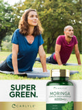 CARLYLE Moringa Oleifera Complete Green Superfood 6000mg 180 Capsules