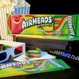 AIRHEADS XTREMES SWEETLY SOUR CANDY BELTS, RAINBOW BERRY, NON MELTING, 3 OUNCE