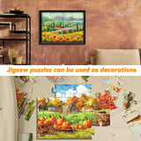 5 Packs 16 Piece Large Jigsaw Puzzles for Elderly Dementia Alzheimer's Products Activities, Alzheimer's Puzzles Cognitive Games for Adults Elderly Seniors with 5 Storage Bags