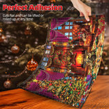 Advent Calendar 2024 Christmas Jigsaw Puzzle-Dxles 1008 Pieces Puzzles, 24 Boxes Puzzles for Adults and Kids, Home Decoration, Christmas Puzzles Gift