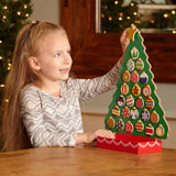 Melissa & Doug Wooden Advent Calendar - Magnetic Christmas Tree, 25 Magnets - Holiday Tree Themed Countdown Style Toddler and Kid Advent Calendar 2022 For Ages 3+