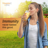 SIGNIFY NATURE Vitamin C 1000mg Effervescent Tablets - Potent Immune Support VIT C with Zinc Supplement - Sugar-Free & Vegan Formula | Dissolvable Vitamin C Tablets - Water Soluble Fizzy Elixir - 40CT