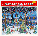 Christmas Cheer Advent Calendar (Countdown to Christmas) with Holiday Picture by Vermont Christmas Company