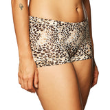 Maidenform Women's Dream Microfiber Boyshort Panty 40774, Neutral SnowLeopard, 9