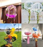 36 Inch Bobo Balloons Bubble Balloons, 12 Pcs Clear Bobo Balloon, Large Transparent Bubble Balloon for Christmas Wedding Birthday Party Decoration