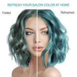 Celeb Luxury Viral Colorwash, Professional Semi-Permanent Hair Color Depositing Shampoo, Teal