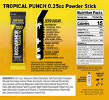 BODYARMOR Flash IV Electrolyte Packets, Tropical Punch - Zero Sugar Drink Mix, Single Serve Packs, Coconut Water Powder, Hydration for Workout, Travel Essentials, Just Add Sticks to Liquid (15 Count)