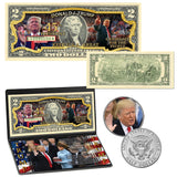 The President Donald Trump Official Colorized Coin & Currency Collection - 45th President