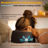 Faceplant Face Down Pillow - Adjustable Memory Foam Stomach Sleeping Pillow - Face Down Pillow after Eye Surgery - Massage Headrest for Bed - and Prone Cushion for Rest and Recovery Reimagined