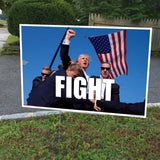 Trump Fight 18" x 24" Presidential Campaign Yard Sign