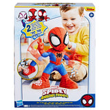 Spidey and his Amazing Friends Marvel Dance 'N Crawl Spidey, Interactive Plush Toy with 20 Phrases & Sounds, 2 Songs, Super Hero Toys for Kids 3 & Up