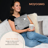 MOYOAMA Post Mastectomy Pillow with Cold Pack - Recovery After Breast Cancer Surgery, Breast Augmentation - Lightweight Post Surgery Pillow with 4 Built-in Pockets to Support Healing