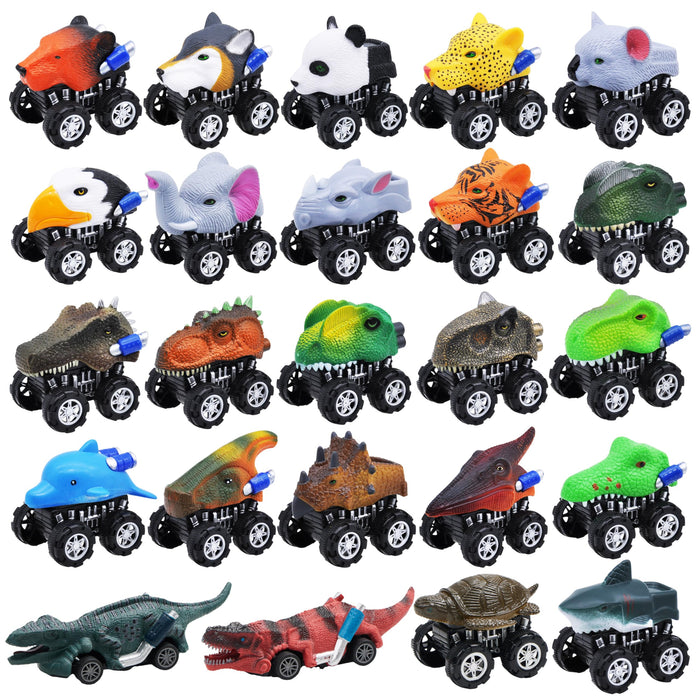 JOYIN 2023 Christmas Advent Calendar, 24 Days Countdown Calendar Toys with Monster Truck Toys Set for Kids Party Favors, Classroom Prizes, Xmas Gift