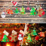 Max Fun 302PCS Christmas Crafts Tree Foam Shapes Stickers Set Craft Kits, Xmas Tree Hat Snowman Christmas Decorations for Kids Crafts Party Favors Supplies