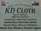 KD Cloth-Streak Free Shine with Only Water and KD Cloth