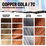 IGK Permanent Color Kit COPPER COLA - Dark Coppery Blonde 7C | Easy Application + Strengthen + Shine | Vegan + Cruelty Free + Ammonia Free | 4.75 Oz