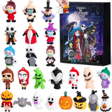 Halloween Advent Calendar 2024,Contains 24 Gifts, Nightmare Before Christmas Advent Calendar, Scary Halloween Doll Collectible Horror Figures Gift for Kids Teen Adults