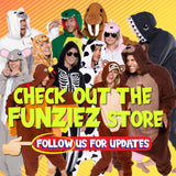 Funziez! Slim Fit Adult Onesie - Animal Halloween Costume - Plush Fruit One Piece Cosplay Suit for Women and Men Koala