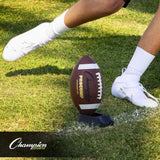 CHAMPION SPORTS Football Kicking Tee Set for Kickoff Practice - Ball Holder Tees for Footballs - Kicking Block and Accessories for Adults, Kids, Coaches