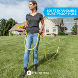 HYRDOTECH Expandable Burst Proof Garden Max Flow Hose 3/4" (100 Feet) 5560