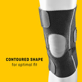 FUTURO Performance Compression Knee Support, Ideal for Everyday Activities, One Size - Black