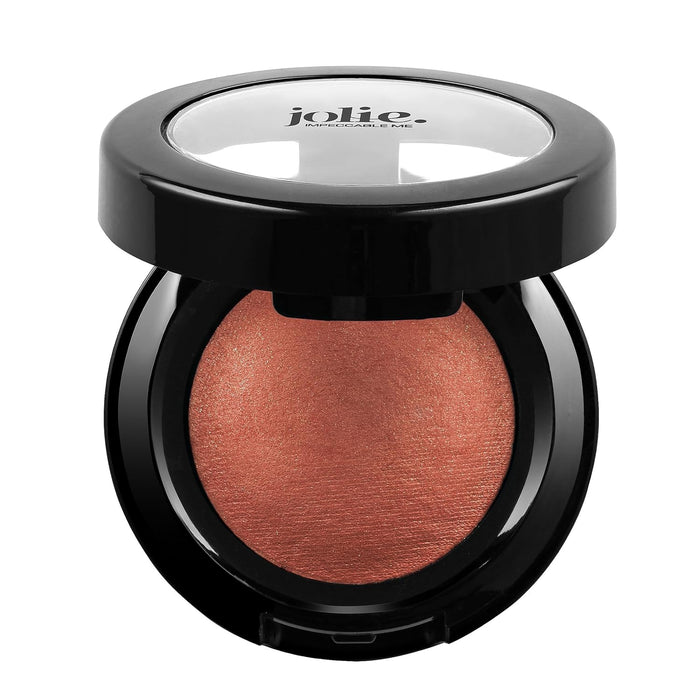 JOLIE Baked Blush Rose Gold New Silky Smooth Cheek Blush, Highly-Pigmented Face