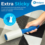 PetLovers Extra Sticky Lint Roller Mega Value Set 720 Sheets for Pet Hair Removal, Dog and Cat Lint Remover 8 Pack