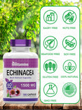 tnvitamins Echinacea Capsules (1500 MG x 180 Capsules) | Supports Health & Well-Being | Echinacea Root Herbal Extract Supplement | Produced in The USA