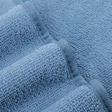 POLYTE Quick Dry Lint Free Microfibre Hand Towel, 40 x 76 cm, Set of 4 (Blue)