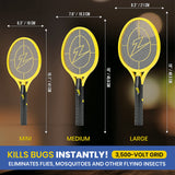 Mini Zap It Bug Zapper Battery Powered (2xAA Included) Bug Zapper Racket, 3,500 Volt, 2 Pack