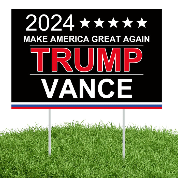 NiUB5 Trump Vance Yard Sign 2024 - Trump Yard Signs, Make America Great Again Signs